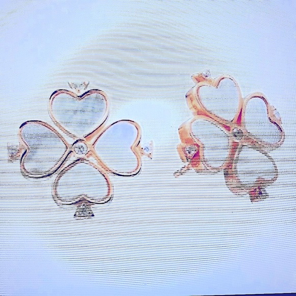 KATE SPADE Legacy Logo Demi Flare Earrings NEW - Picture 4 of 11